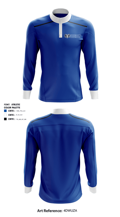 James Rhodes High School Basketball 57891241 Quarter Zip Jacket - 2