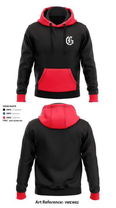 Grapevine Mustangs 91770240 Hoodie - 1