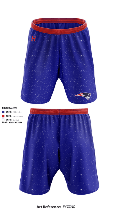 Hillcrest High School Baseball 20207857 Athletic Shorts With Pockets - 1