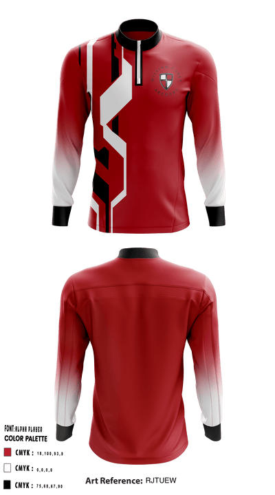 William Carey University Archery 25809414 Quarter Zip Jacket - 1