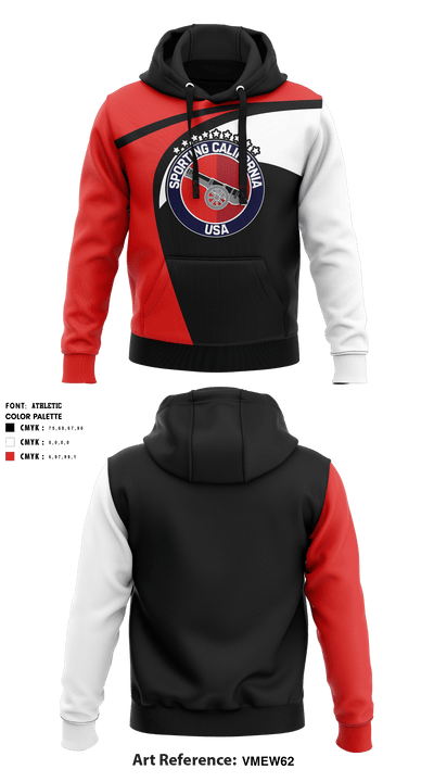 Sporting California USA 92365045 Hoodie - 2