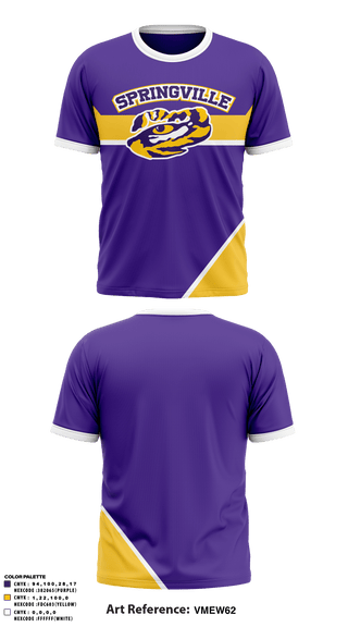 Short Sleeve Performance Shirt, Springville, Spirit Store, Teamtime, Team time, sublimation, custom sports apparel, team uniforms, spirit wear, spiritwear, sports uniforms, custom shirts, team store, custom team store, fundraiser sports, apparel fundraiser