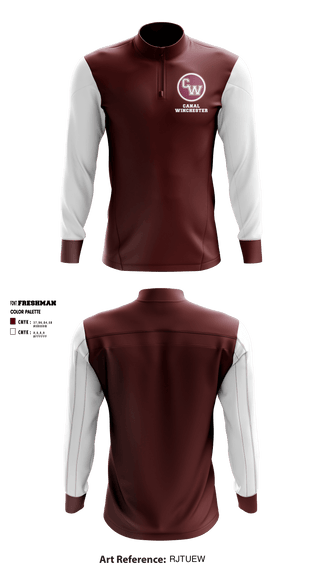 Quarter Zip Jacket, Canal Winchester High School, Spirit Store, Teamtime, Team time, sublimation, custom sports apparel, team uniforms, spirit wear, spiritwear, sports uniforms, custom shirts, team store, custom team store, fundraiser sports, apparel fundraiser