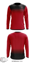 Churchill High School Bowling 78184054 Long Sleeve Performance Shirt - 1