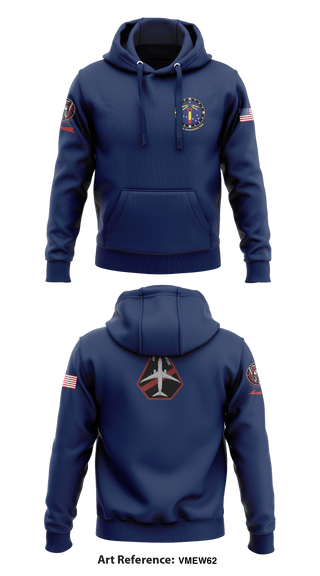 Hoodie, VP-10 Red Lancers, Navy, Teamtime, Team time, sublimation, custom sports apparel, team uniforms, spirit wear, spiritwear, sports uniforms, custom shirts, team store, custom team store, fundraiser sports, apparel fundraiser