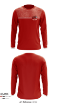 Clyde A Erwin High School Cross Country 62701582 Long Sleeve Performance Shirt - 1