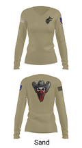 OUTLAW PLT, AK 41510074 Women's Long Sleeve V-neck Shirt - 39