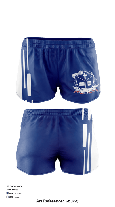 Christian Heritage Academy Cross Country 57899945 Women's Shorts - 2