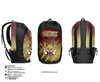 Gear Bag, Ninety Six Lady Wildcats, Women's Soccer, Teamtime, Team time, sublimation, custom sports apparel, team uniforms, spirit wear, spiritwear, sports uniforms, custom shirts, team store, custom team store, fundraiser sports, apparel fundraiser