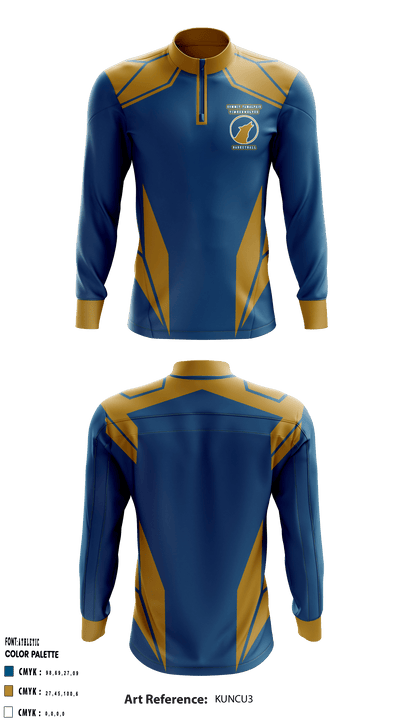 Summit Tamalpais Timberwolves Basketball 94450039 Quarter Zip Jacket - 1