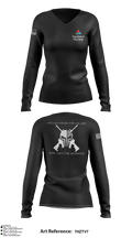 Cat 76520926 Women's Long Sleeve V-neck Shirt - 1