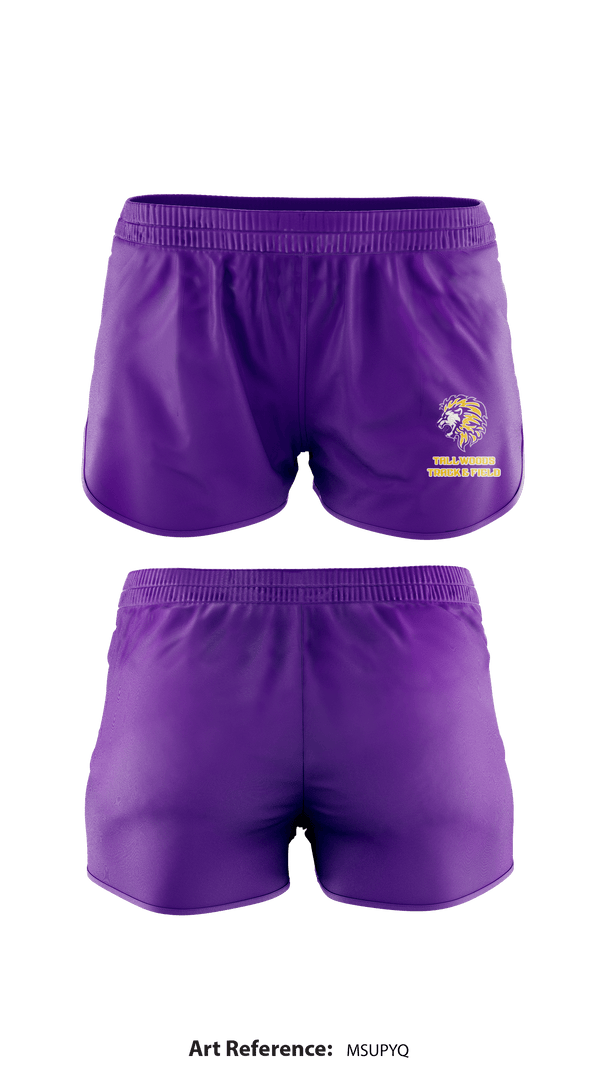 Track Shorts, Tallwood Track & Field, Track & Field, Teamtime, Team time, sublimation, custom sports apparel, team uniforms, spirit wear, spiritwear, sports uniforms, custom shirts, team store, custom team store, fundraiser sports, apparel fundraiser