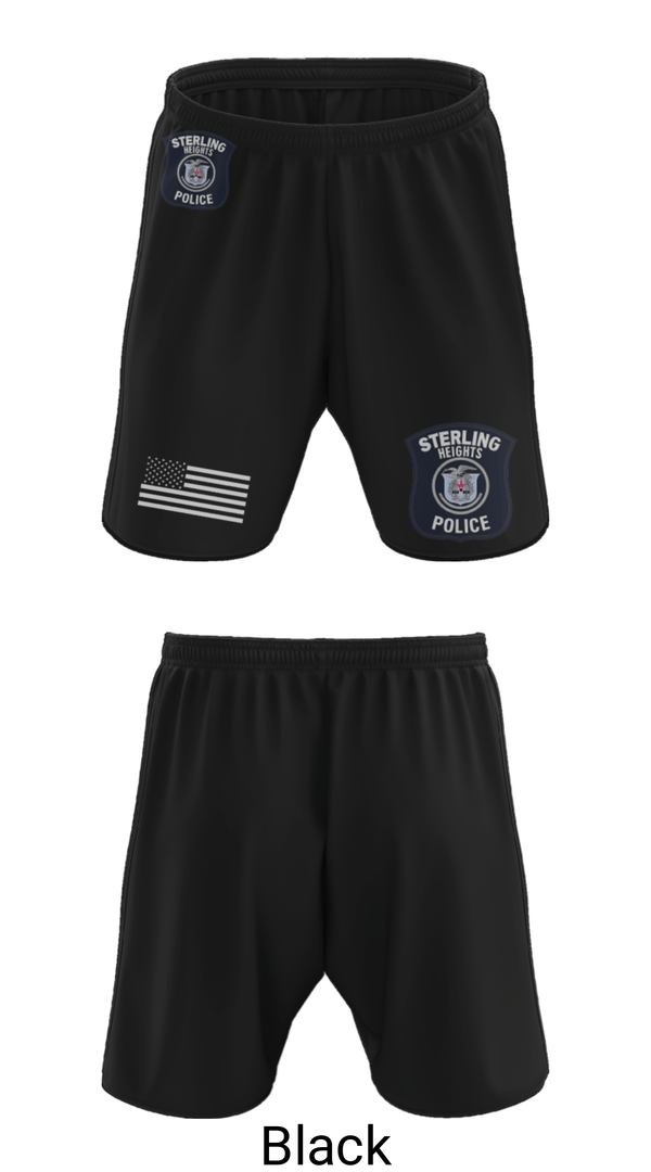 Athletic Shorts With Pockets, , Police, Teamtime, Team time, sublimation, custom sports apparel, team uniforms, spirit wear, spiritwear, sports uniforms, custom shirts, team store, custom team store, fundraiser sports, apparel fundraiser