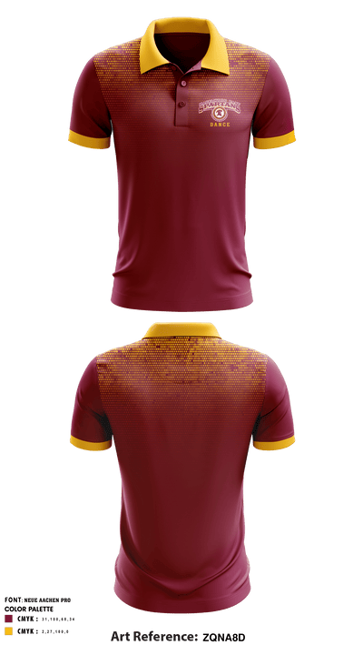 Hazelwood East High School Dance 85305898 Short Sleeve Performance Polo - 1