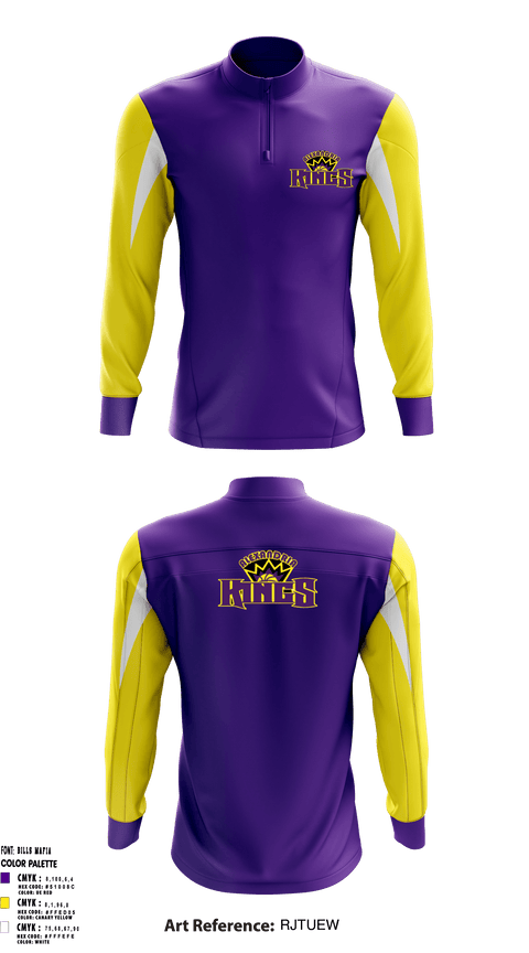 Quarter Zip Jacket, Alexandria Kings Basketball, Men's Basketball, Teamtime, Team time, sublimation, custom sports apparel, team uniforms, spirit wear, spiritwear, sports uniforms, custom shirts, team store, custom team store, fundraiser sports, apparel fundraiser
