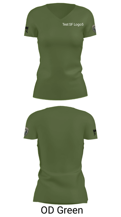 Test SF Logo 16004450 Women's Short Sleeve V-neck Shirt - 3