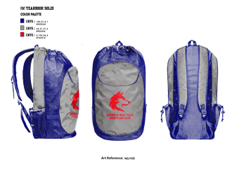 Gear Bag, Chisholm Wolf Pack Wrestling Club, Wrestling, Teamtime, Team time, sublimation, custom sports apparel, team uniforms, spirit wear, spiritwear, sports uniforms, custom shirts, team store, custom team store, fundraiser sports, apparel fundraiser