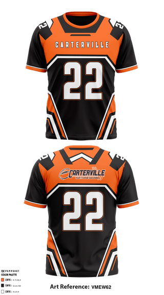 Short Sleeve Performance Shirt, Carterville Youth Football, Football, Teamtime, Team time, sublimation, custom sports apparel, team uniforms, spirit wear, spiritwear, sports uniforms, custom shirts, team store, custom team store, fundraiser sports, apparel fundraiser