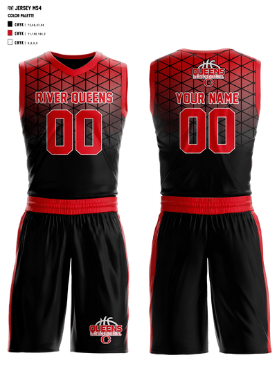 River Queens Basketball 32012550 Basketball Uniform - 1