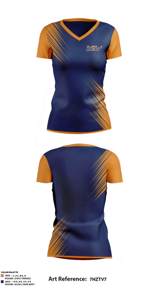 Women's Short Sleeve Vneck Shirt, Ofc Heat Fastpitch Softball, Softball, Teamtime, Team time, sublimation, custom sports apparel, team uniforms, spirit wear, spiritwear, sports uniforms, custom shirts, team store, custom team store, fundraiser sports, apparel fundraiser