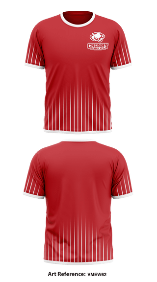 Short Sleeve Performance Shirt, Crosby High School Golf, Golf, Teamtime, Team time, sublimation, custom sports apparel, team uniforms, spirit wear, spiritwear, sports uniforms, custom shirts, team store, custom team store, fundraiser sports, apparel fundraiser