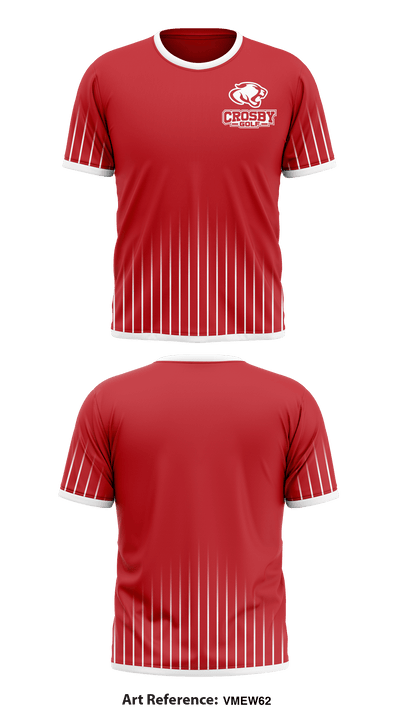 Crosby High School Golf 90090321 Short Sleeve Performance Shirt - 1