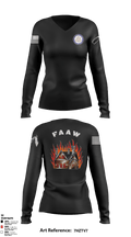 Fire As A Weapon 68443960 Women's Long Sleeve V-neck Shirt - 1