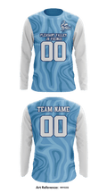 Pleasant Valley Jr Vikings 90852984 Long Sleeve Performance Shirt - 2