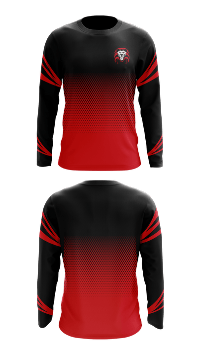 Castleberry High School Cheer 36149140 Long Sleeve Performance Shirt - 1