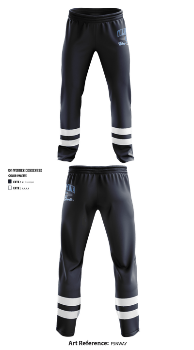 Columbia High School Cross Country 93357336 Sweatpants - 1