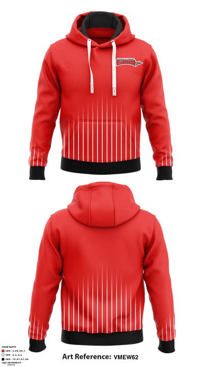 H V Jenkins High School Volleyball 10947605 Hoodie - 1