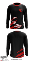 North Central Panthers Volleyball 84585356 Long Sleeve Performance Shirt - 1