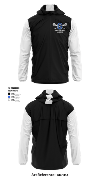 Windbreaker, Pleasant Grove High School Lacrosse, Women's Lacrosse, Teamtime, Team time, sublimation, custom sports apparel, team uniforms, spirit wear, spiritwear, sports uniforms, custom shirts, team store, custom team store, fundraiser sports, apparel fundraiser