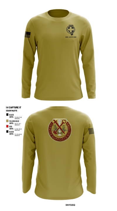 HHC 634th BSB 93326956 Long Sleeve Performance Shirt - 4