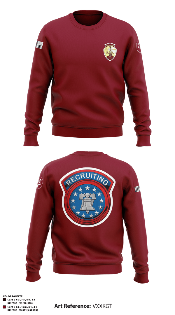 Crew Neck Sweatshirt, , Army, Teamtime, Team time, sublimation, custom sports apparel, team uniforms, spirit wear, spiritwear, sports uniforms, custom shirts, team store, custom team store, fundraiser sports, apparel fundraiser