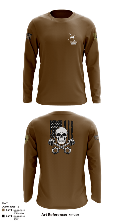 137th Echo Company 62214635 Long Sleeve Performance Shirt - 3