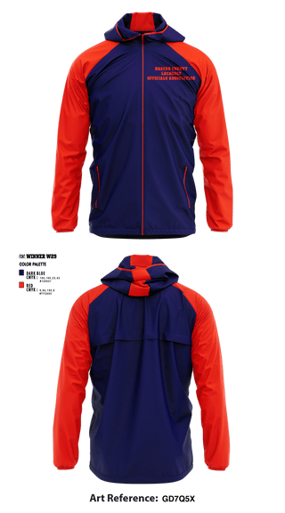 Windbreaker, Nassau County Lacrosse Officials Association, Men's Lacrosse, Teamtime, Team time, sublimation, custom sports apparel, team uniforms, spirit wear, spiritwear, sports uniforms, custom shirts, team store, custom team store, fundraiser sports, apparel fundraiser