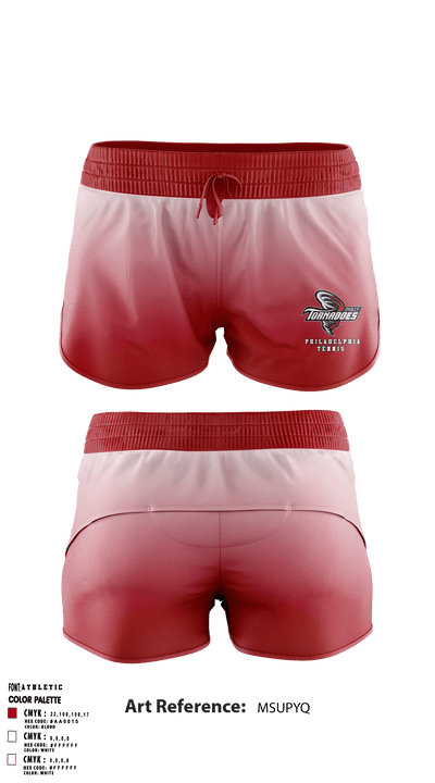 Philadelphia High School Tennis 70966152 Women's Shorts - 1