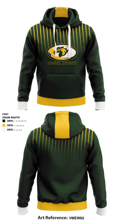 Mira Costa High School Rugby 27581473 Hoodie - 1