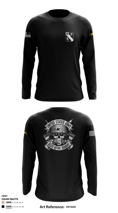 1ID 2ABCY 1-63 AR B CO 18576383 Long Sleeve Performance Shirt - 1