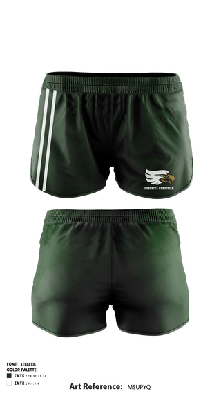 Track Shorts, Ouachita Christian School Cross Country, Cross Country, Teamtime, Team time, sublimation, custom sports apparel, team uniforms, spirit wear, spiritwear, sports uniforms, custom shirts, team store, custom team store, fundraiser sports, apparel fundraiser