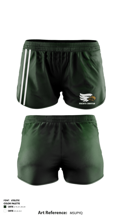 Ouachita Christian School Cross Country 45033072 Track Shorts - 1