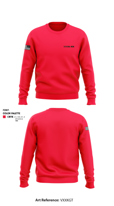 2-315th BEB 10765049 Crew Neck Sweatshirt - 1