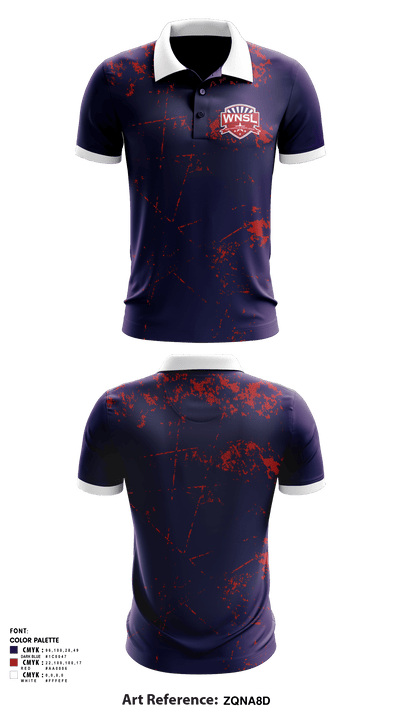 West Nashville Sports League 56061527 Short Sleeve Performance Polo - 1