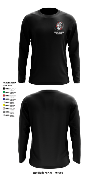 Long Sleeve Performance Shirt, Venom Sports Training, Men's Basketball, Teamtime, Team time, sublimation, custom sports apparel, team uniforms, spirit wear, spiritwear, sports uniforms, custom shirts, team store, custom team store, fundraiser sports, apparel fundraiser