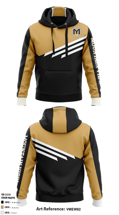 Mountain View High School Basketball 73066743 Hoodie - 1