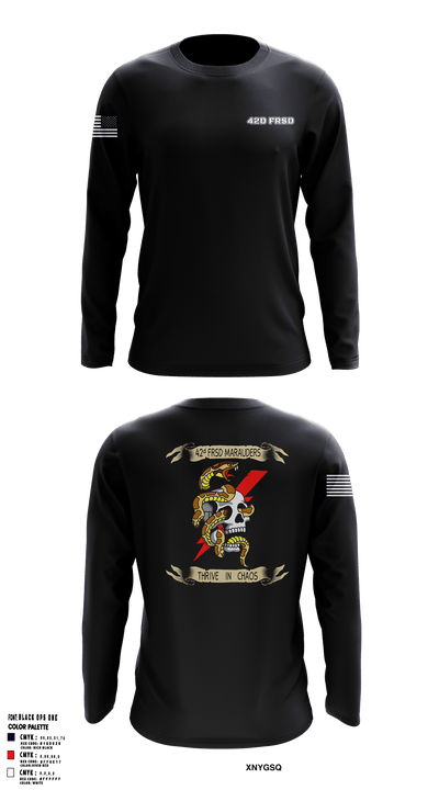 42D FRSD 51820737 Long Sleeve Performance Shirt - 1