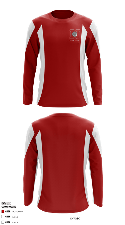 Neoga High School Cheer 95886209 Long Sleeve Performance Shirt - 1