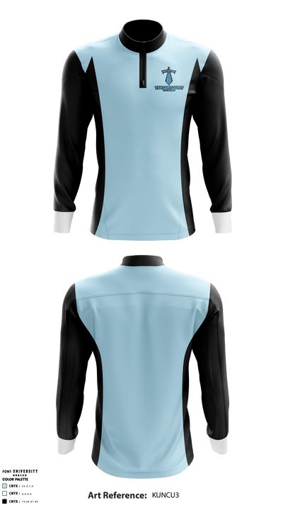 Van Cortlandt Titans 36698099 Quarter Zip Jacket - 1