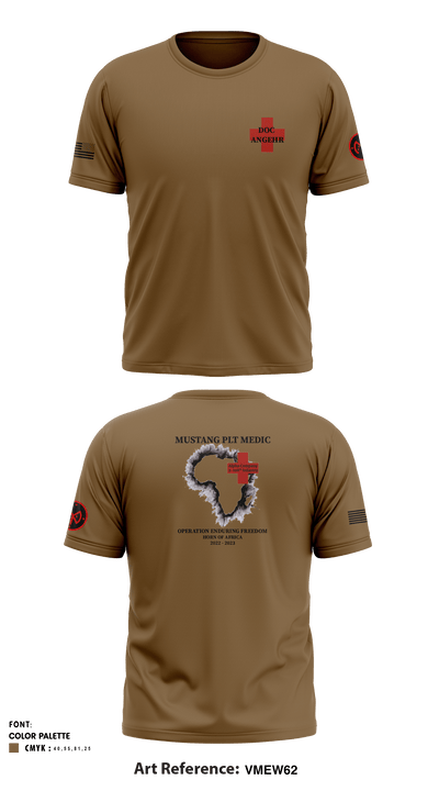 Alpha Company, 2-108th Infantry 5183024 Short Sleeve Performance Shirt - 3